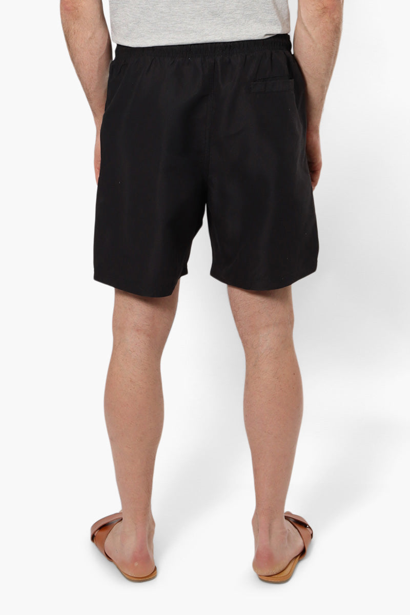 Canada Weather Gear Solid Tie Waist Shorts - Black - Mens Shorts & Capris - Canada Weather Gear