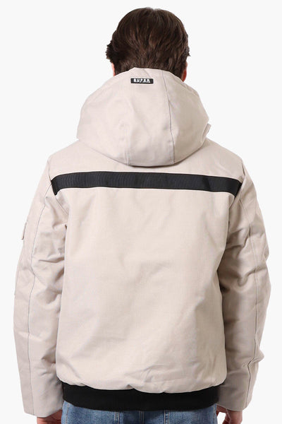 Super Triple Goose Heat Retention Lining Bomber Jacket - Cream - Mens Bomber Jackets - Canada Weather Gear