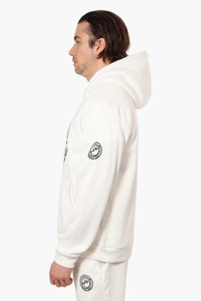 Canada Weather Gear Solid Centre Logo Hoodie - White - Mens Hoodies & Sweatshirts - Canada Weather Gear