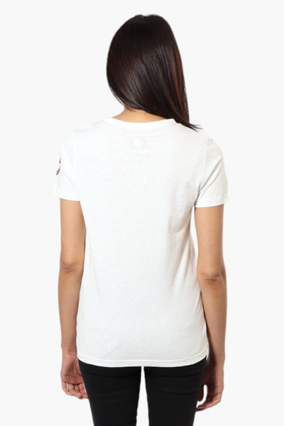 Canada Weather Gear Canada Print Tee - White - Womens Tees & Tank Tops - Canada Weather Gear