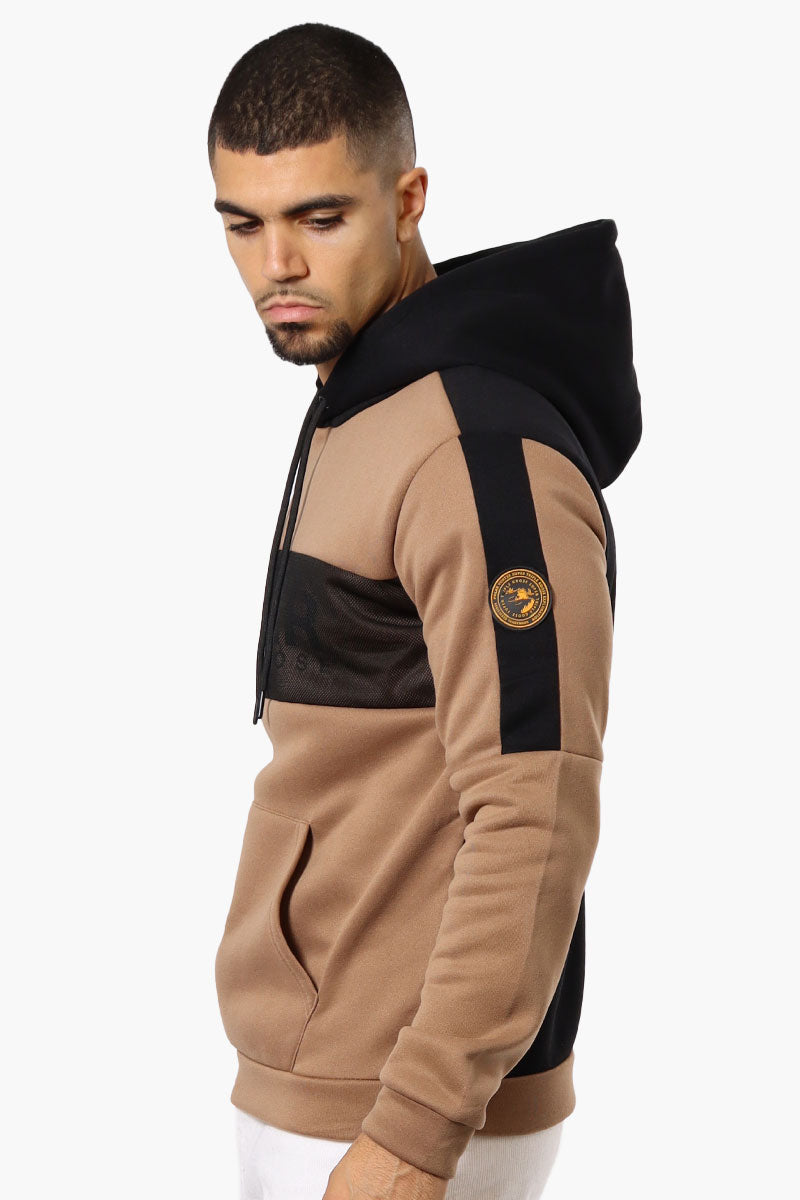 Super Triple Goose Mesh Insert Hoodie - Brown - Mens Hoodies & Sweatshirts - Canada Weather Gear