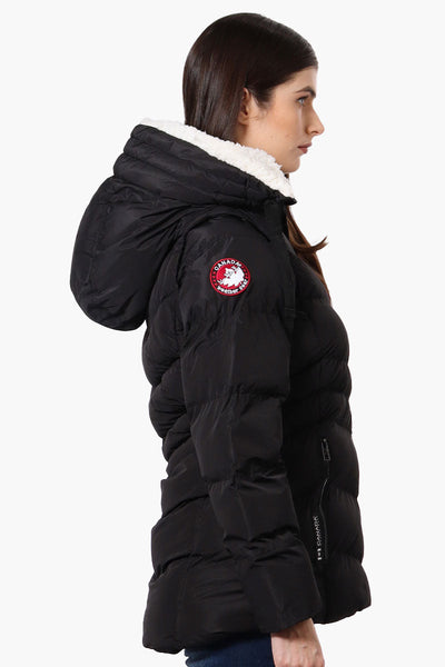 Canada Weather Gear Zip Off Sleeve Bomber Jacket - Black - Womens Bomber Jackets - Canada Weather Gear