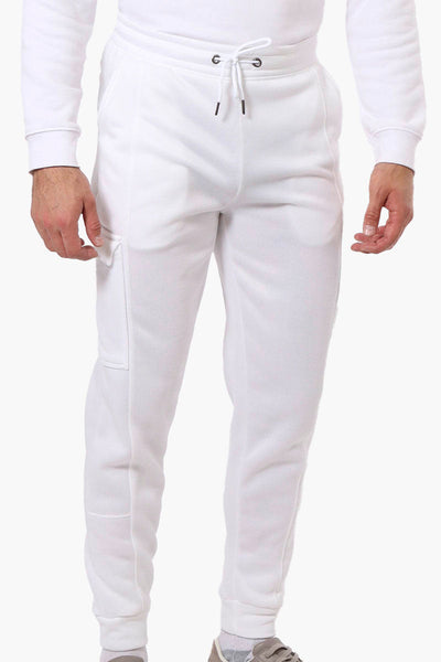 Canada Weather Gear Tie Waist Cargo Joggers - White - Mens Joggers & Sweatpants - Canada Weather Gear