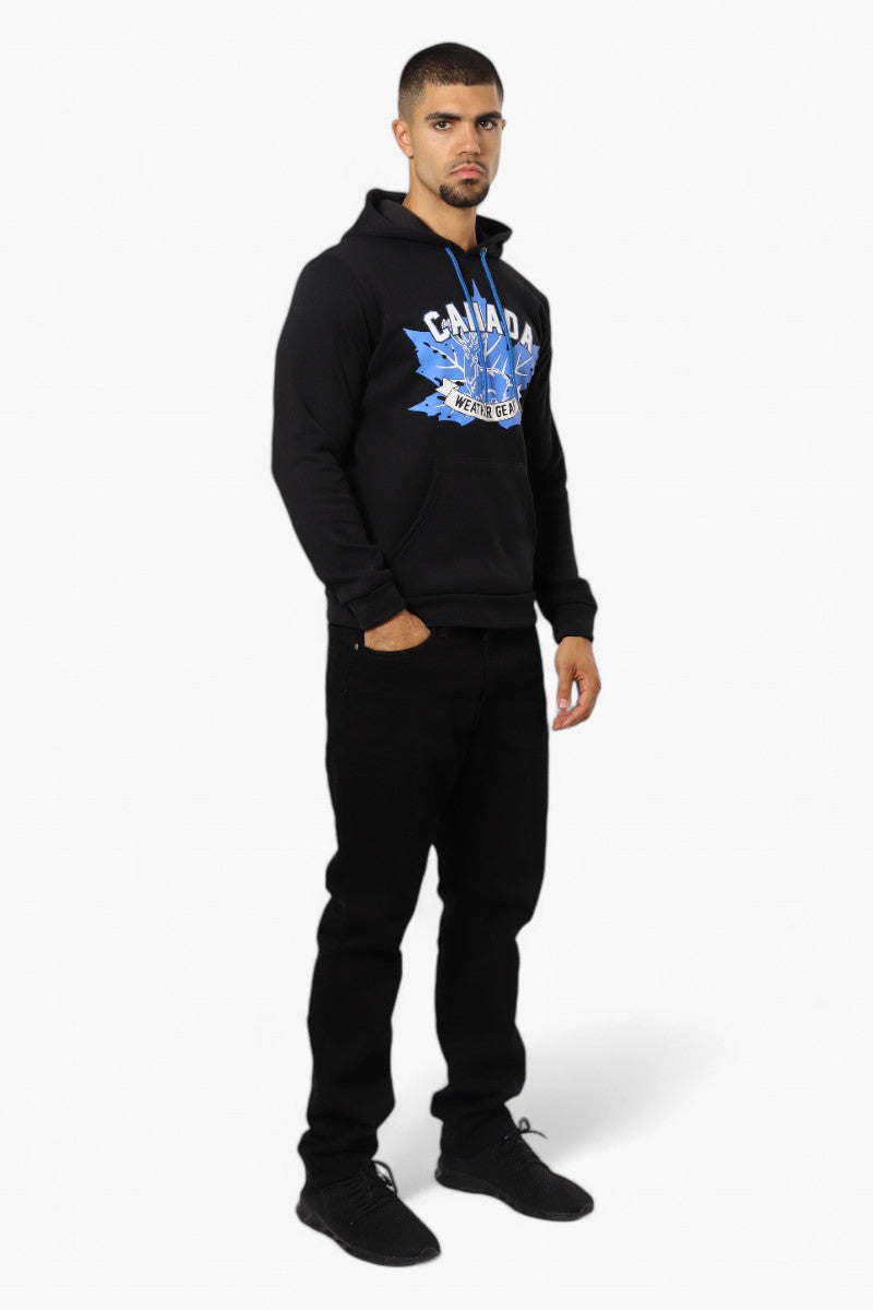 Canada Weather Gear Moose Print Hoodie - Black - Mens Hoodies & Sweatshirts - Canada Weather Gear