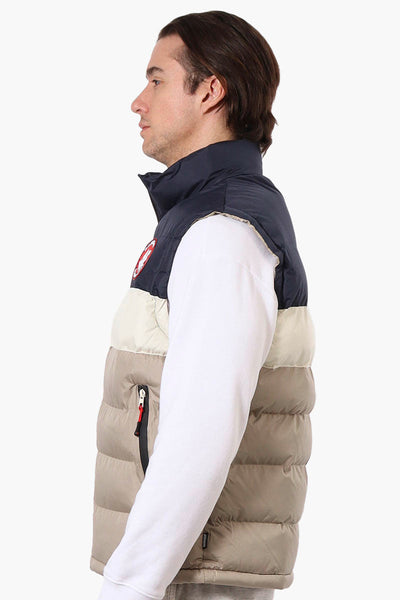 Canada Weather Gear Colour Block Vest - Navy - Mens Vests - Canada Weather Gear