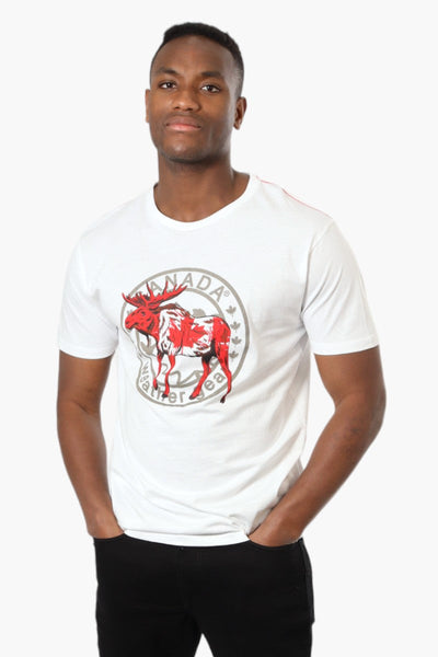 Canada Weather Gear Moose Print Tee - White - Mens Tees & Tank Tops - Canada Weather Gear