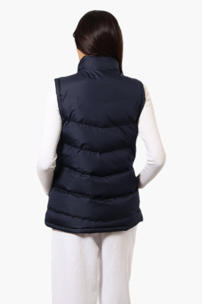 Super Triple Goose Solid Bubble Vest - Navy - Womens Vests - Canada Weather Gear