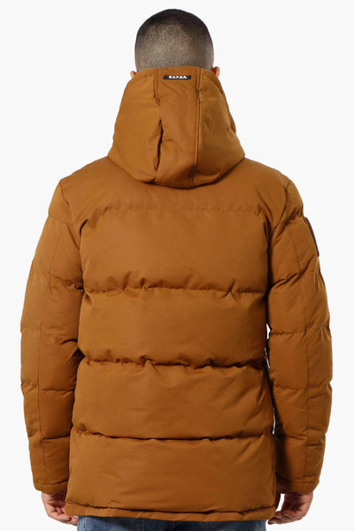 Super Triple Goose 4 Pocket Sherpa Lined Parka Jacket - Rust - Mens Parka Jackets - Canada Weather Gear