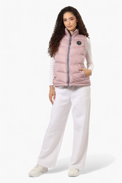 Super Triple Goose Solid Bubble Vest - Pink - Womens Vests - Canada Weather Gear