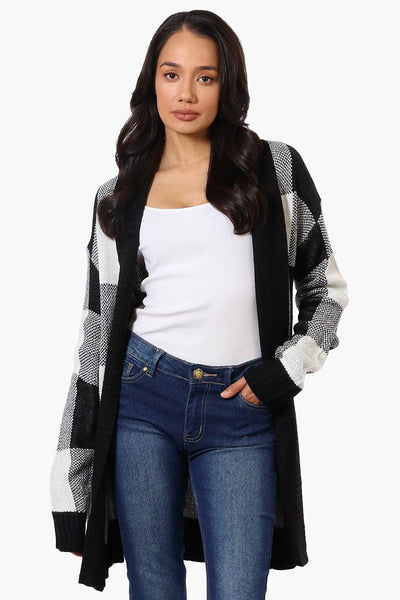 Canada Weather Gear Fold Over Wrap Cardigan - Black - Womens Cardigans - Canada Weather Gear