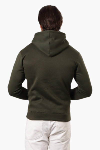 Super Triple Goose Track & Field Print Hoodie - Olive - Mens Hoodies & Sweatshirts - Canada Weather Gear