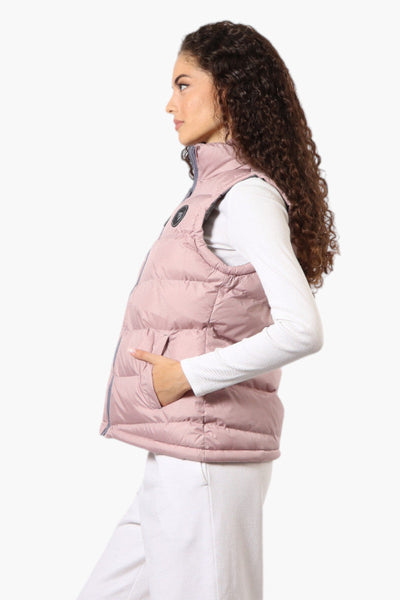 Super Triple Goose Solid Bubble Vest - Pink - Womens Vests - Canada Weather Gear