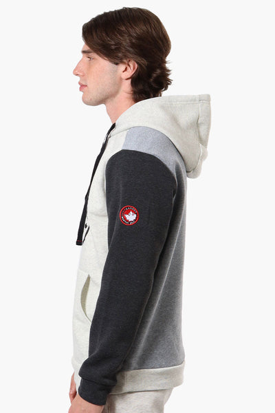 Canada Weather Gear Colour Block Hoodie - Stone - Mens Hoodies & Sweatshirts - Canada Weather Gear