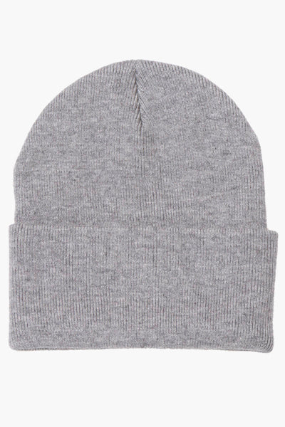 Canada Weather Gear Basic Cuffed Hat - Grey - Mens Hats - Canada Weather Gear