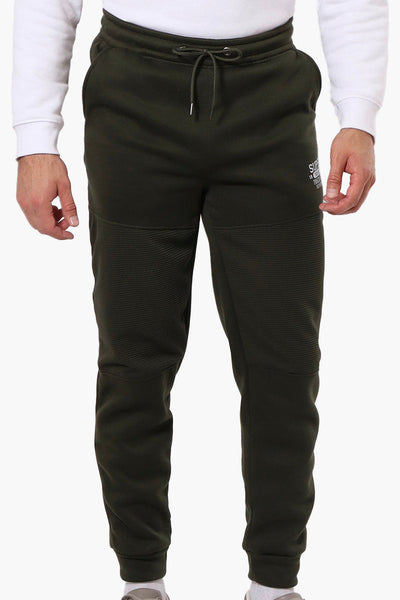 Super Triple Goose Track & Field Print Joggers - Olive - Mens Joggers & Sweatpants - Canada Weather Gear