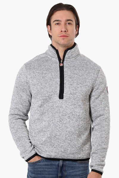 Canada Weather Gear Fleece Pullover Sweatshirt - Grey - Mens Hoodies & Sweatshirts - Canada Weather Gear