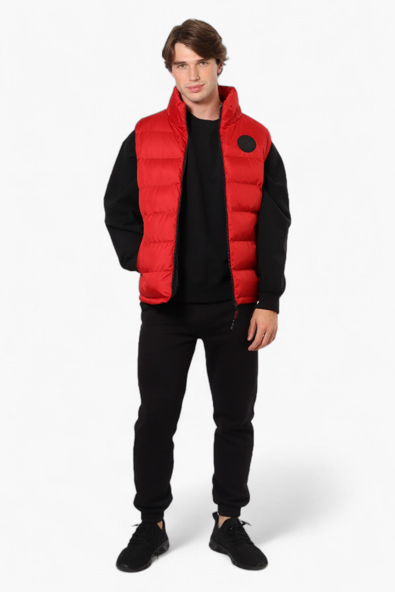 Canada Weather Gear Solid Bubble Vest - Red - Mens Vests - Canada Weather Gear