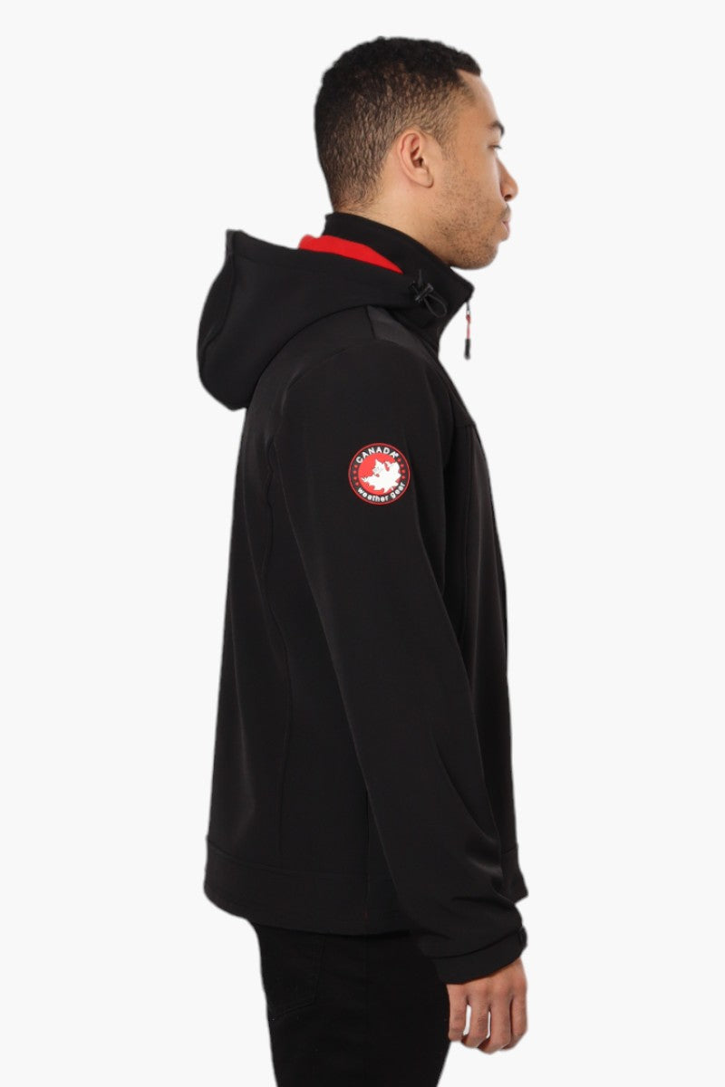 Canada Weather Gear Fleece Lined Lightweight Jacket - Black - Mens Lightweight Jackets - Canada Weather Gear