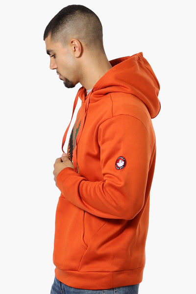 Canada Weather Gear Forest Graphic Hoodie - Orange - Mens Hoodies & Sweatshirts - Canada Weather Gear