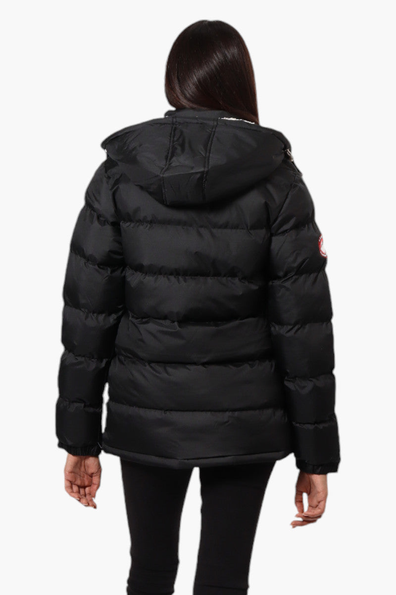 Canada Weather Gear Solid Bubble Bomber Jacket - Black - Womens Bomber Jackets - Canada Weather Gear