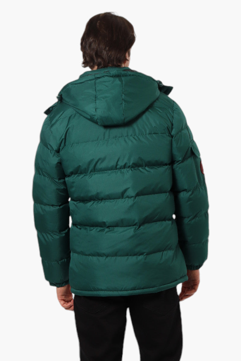 Canada Weather Gear Zip Pocket Bubble Bomber Jacket - Green - Mens Bomber Jackets - Canada Weather Gear