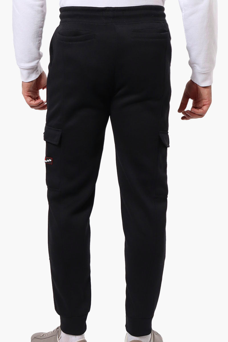 Canada Weather Gear Tie Waist Cargo Joggers - Black - Mens Joggers & Sweatpants - Canada Weather Gear