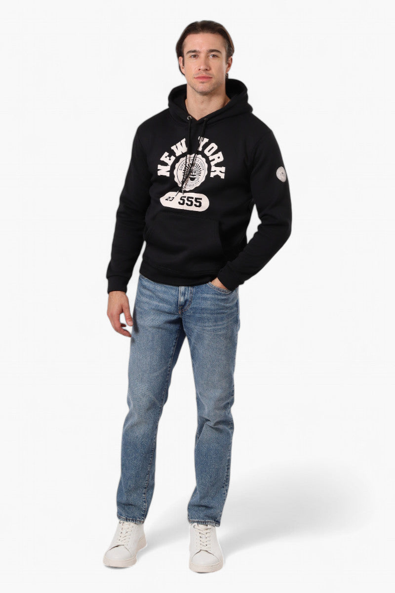 Super Triple Goose New York Print Hoodie - Black - Mens Hoodies & Sweatshirts - Canada Weather Gear