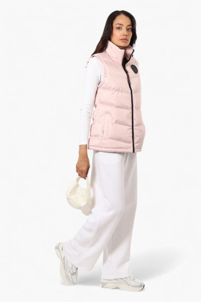 Canada Weather Gear Solid Bubble Vest - Blush - Womens Vests - Canada Weather Gear