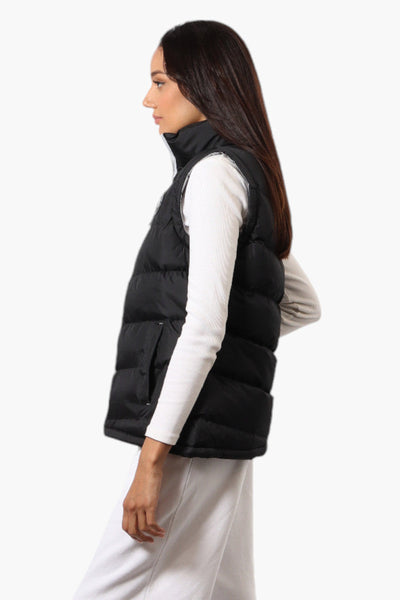 Super Triple Goose Solid Bubble Vest - Black - Womens Vests - Canada Weather Gear