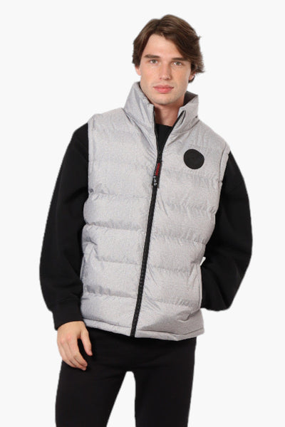 Canada Weather Gear Solid Bubble Vest - Grey - Mens Vests - Canada Weather Gear