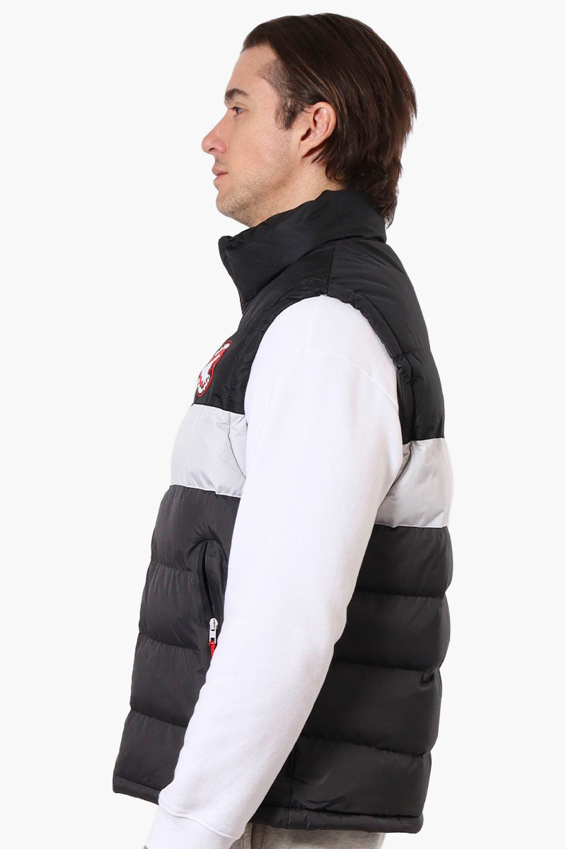 Canada Weather Gear Colour Block Vest - Black - Mens Vests - Canada Weather Gear