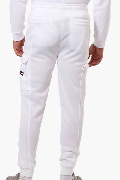 Canada Weather Gear Tie Waist Cargo Joggers - White - Mens Joggers & Sweatpants - Canada Weather Gear