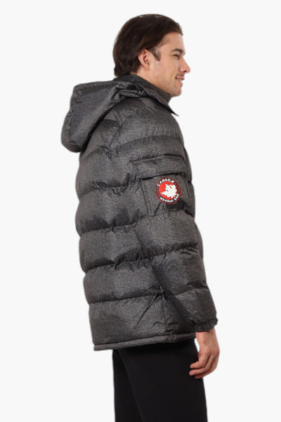 Canada Weather Gear Zip Pocket Bubble Bomber Jacket - Grey - Mens Bomber Jackets - Canada Weather Gear