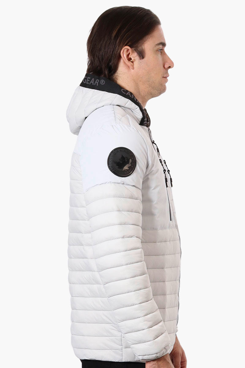 Canada Weather Gear Heat Retention Lining Lightweight Jacket - White - Mens Bomber Jackets - Canada Weather Gear