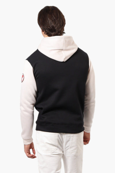 Canada Weather Gear Colour Block Hoodie - Black - Mens Hoodies & Sweatshirts - Canada Weather Gear