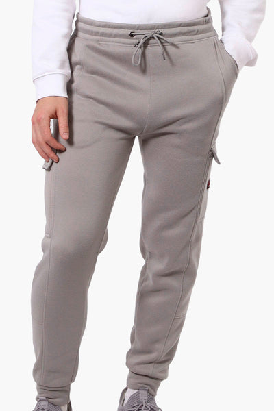 Canada Weather Gear Tie Waist Cargo Joggers - Grey - Mens Joggers & Sweatpants - Canada Weather Gear