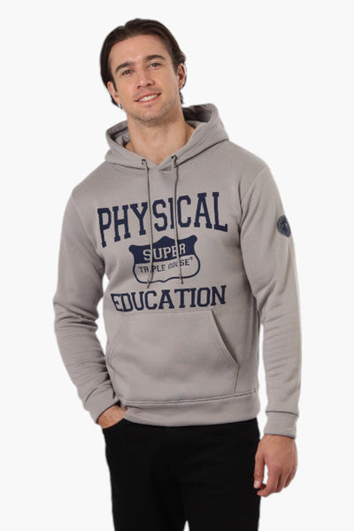 Super Triple Goose Physical Education Print Hoodie - Grey - Mens Hoodies & Sweatshirts - Canada Weather Gear