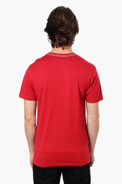 Canada Weather Gear Strong And Free Print Tee - Red - Mens Tees & Tank Tops - Canada Weather Gear