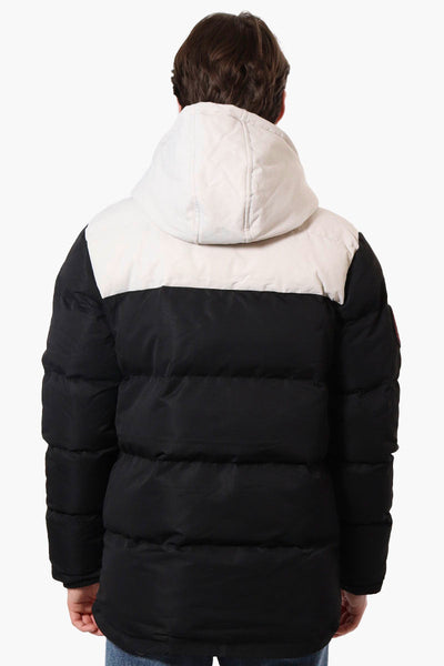 Super Triple Goose Colour Block Bubble Bomber Jacket - Stone - Mens Bomber Jackets - Canada Weather Gear