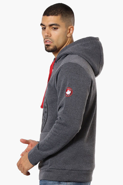 Canada Weather Gear Logo Print Hoodie - Grey - Mens Hoodies & Sweatshirts - Canada Weather Gear