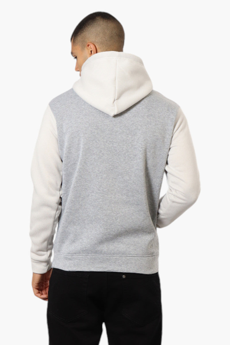 Canada Weather Gear Colour Block Hoodie - Grey - Mens Hoodies & Sweatshirts - Canada Weather Gear