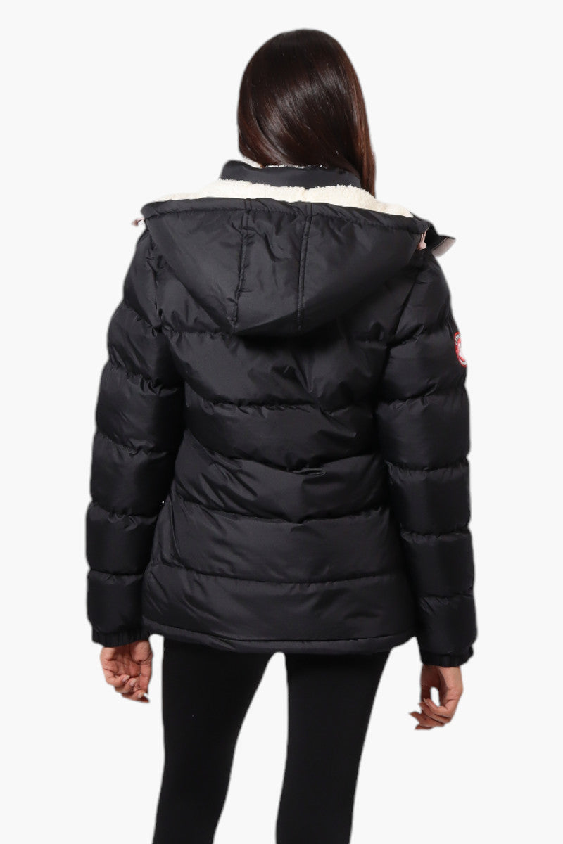 Canada Weather Gear Solid Bubble Bomber Jacket - Navy - Womens Bomber Jackets - Canada Weather Gear