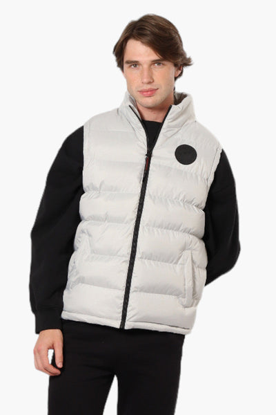 Canada Weather Gear Solid Bubble Vest - Stone - Mens Vests - Canada Weather Gear