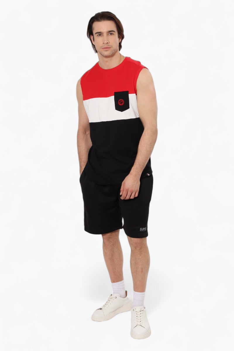 Canada Weather Gear Colour Block Tank Top - Red - Mens Tees & Tank Tops - Canada Weather Gear