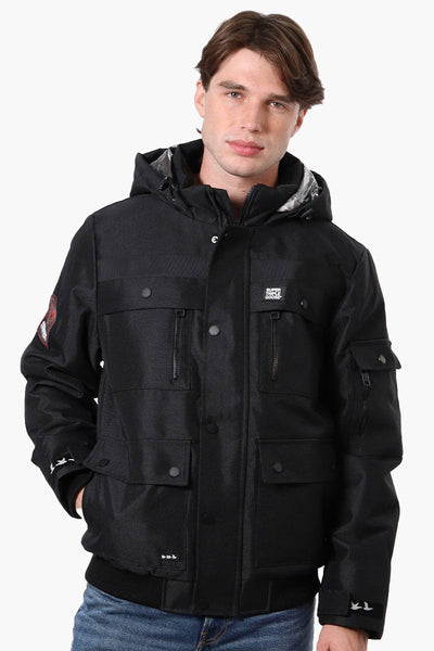 Super Triple Goose Heat Retention Lining Bomber Jacket - Black - Mens Bomber Jackets - Canada Weather Gear