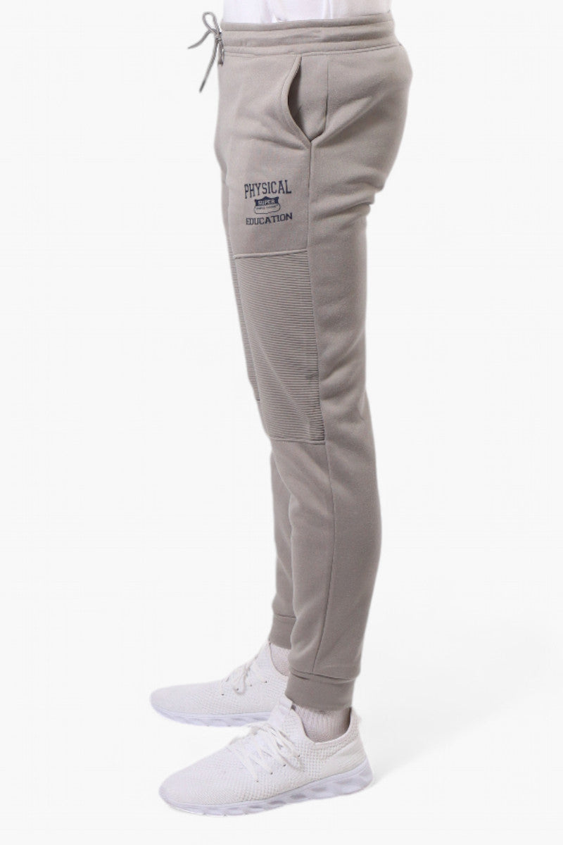 Super Triple Goose Tie Waist Physical Education Print Joggers - Grey - Mens Joggers & Sweatpants - Canada Weather Gear