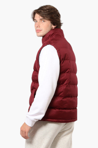 Canada Weather Gear Solid Bubble Vest - Burgundy - Mens Vests - Canada Weather Gear