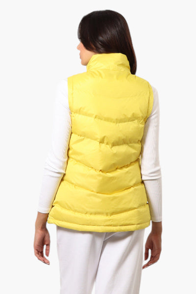 Canada Weather Gear Solid Bubble Vest - Yellow - Womens Vests - Canada Weather Gear