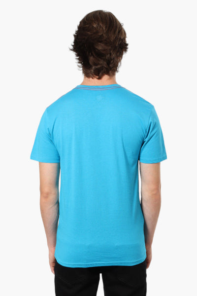 Canada Weather Gear Mountain Print Tee - Blue - Mens Tees & Tank Tops - Canada Weather Gear