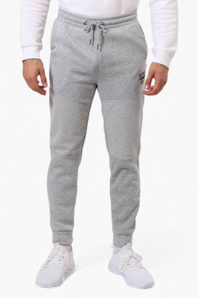 Super Triple Goose Tie Waist Track and Field Print Joggers - Grey - Mens Joggers & Sweatpants - Canada Weather Gear